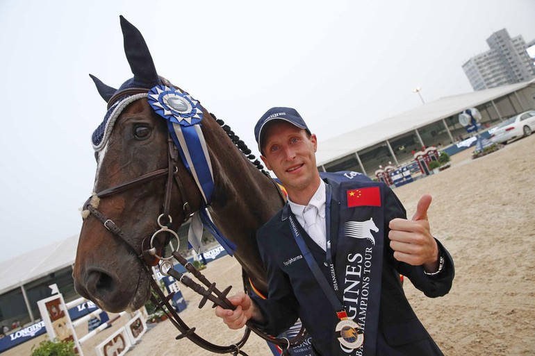 Pieter Devos returns to the 2015 edition of the LGCT in Shanghai. Photo (c) Stefano Grasso/LGCT.