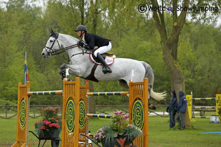 Jerome Guery won the Grand Prix with Papillon Z. Photo (c) Jenny Abrahamsson.