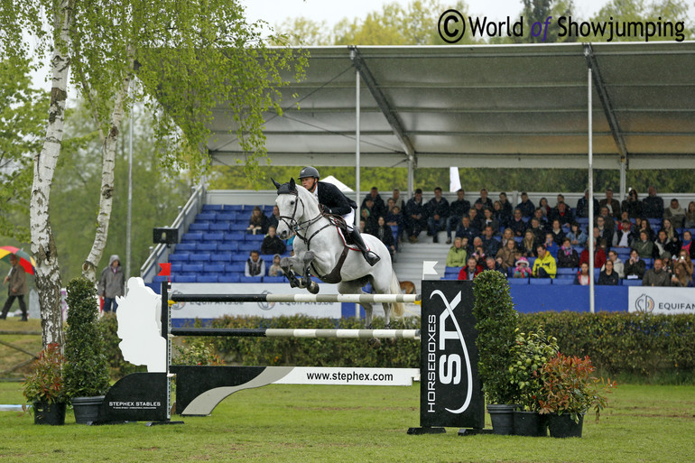 Jerome Guery with Papillon Z.