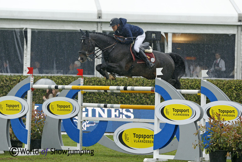 Simon Delestre ended fourth with Qlassic Bois Margot. 