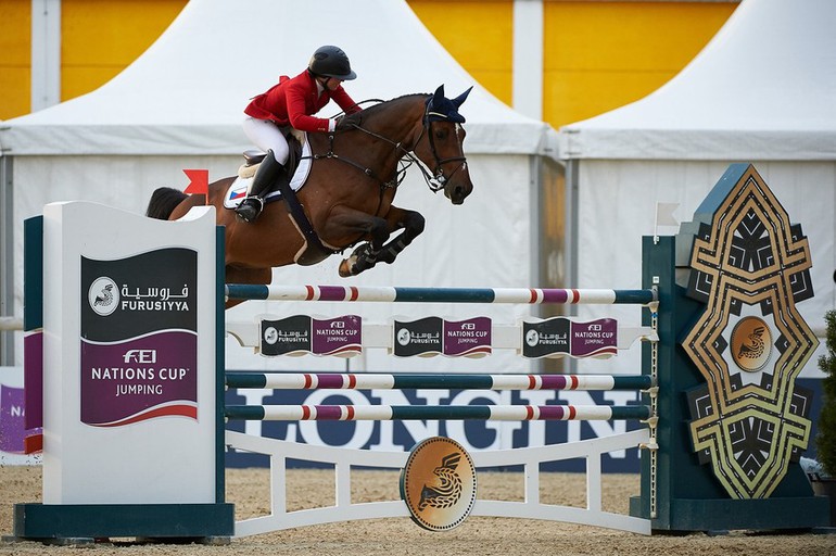 Emma Augier de Moussac contributed big time to the Czech success with a double clear on Charly Brown. Photo (c) Herve Bonnaud.