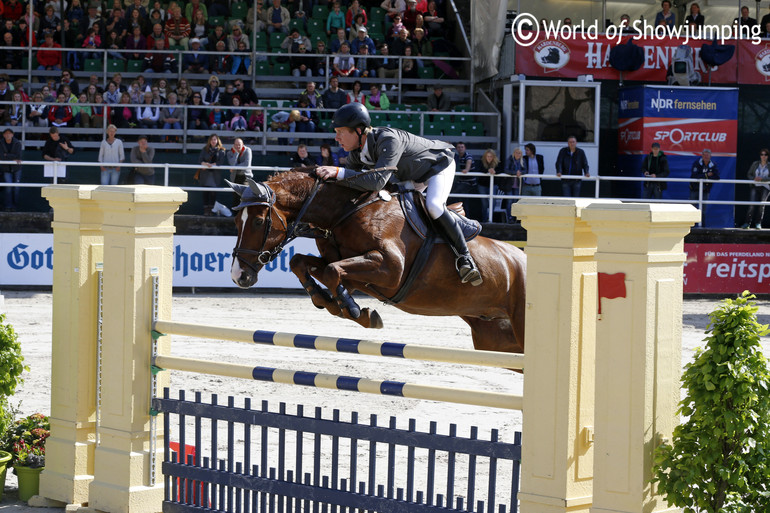 Friso Bormann rode two horses that he got from his aunt and with Crazy Cato he was among top three in Saturday's championat. 