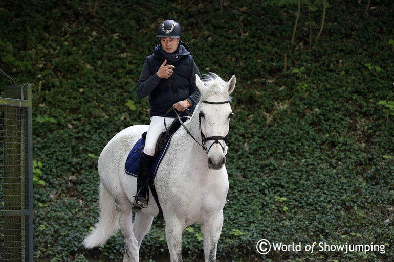 Gerrit Schepers on his way to the morning job with Czerny N. 