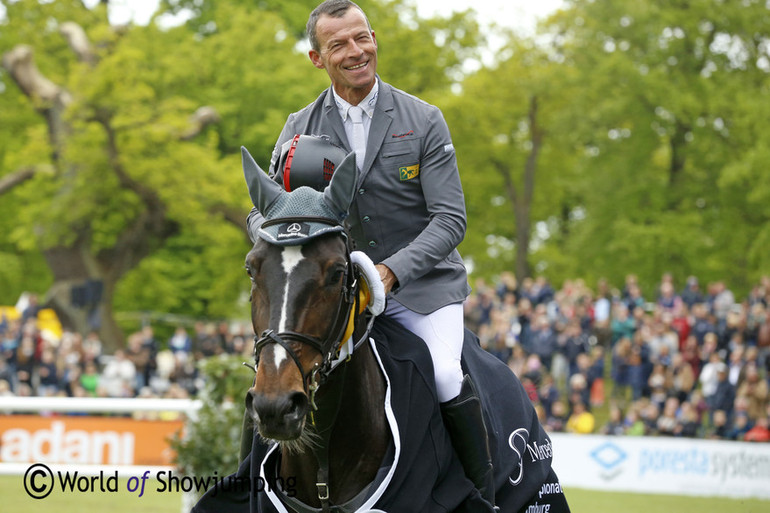 All smiles for Pius Schwizer with Amira. Photo (c) Jenny Abrahamsson.