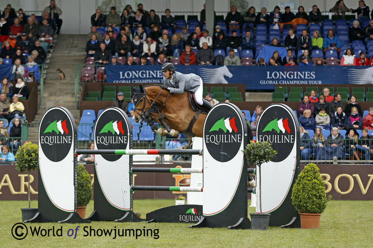 Nicola Philippaerts took the 7th place riding the 8 year old Charismo C (Catoki x Barnaul). 