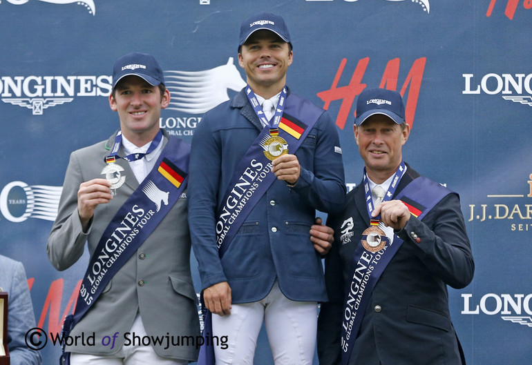 Kent Farrington, Philipp Weishaupt and Rolf-Göran Bengtsson. Photo (c) Jenny Abrahamsson.