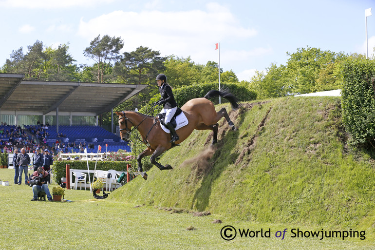 Janne-Friederike Meyer's mare Cellagon Anna did everything so easy and took the fourth place in the final on Sunday. 