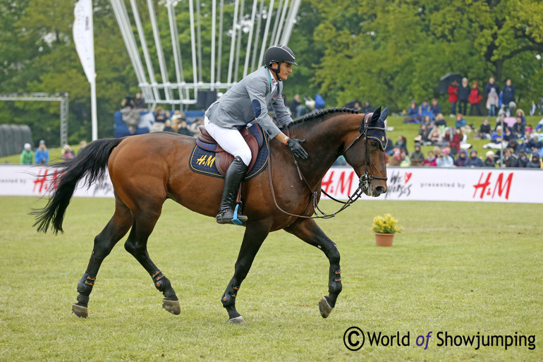 It was a very happy Nicola Philippaerts after the jump-off with H&M Forever d Arco Ter Linden. 