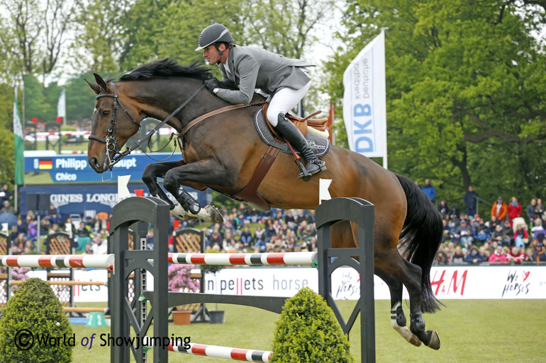 Philipp Weishaupt makes a giant climb on the Longines Ranking this month. Photo (c) Jenny Abrahamsson.
