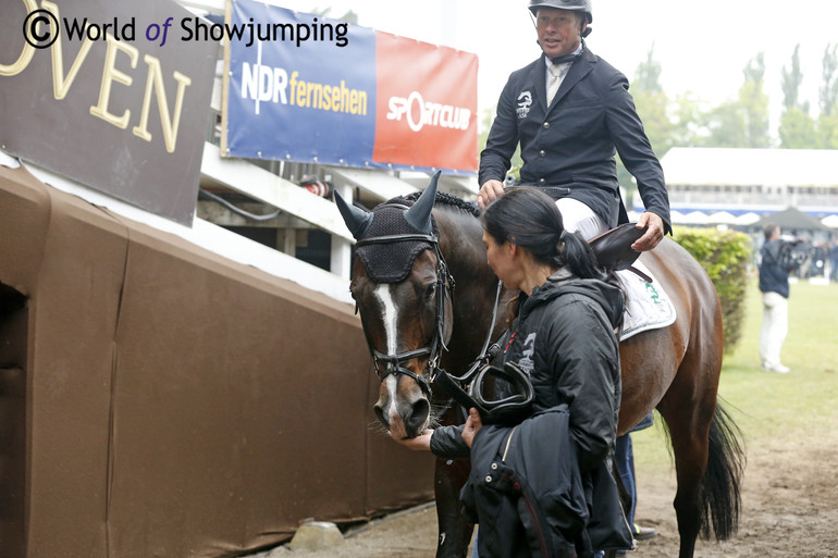 Third place for Rolf-Göran Bengtsson, Celia and Casall Ask. 