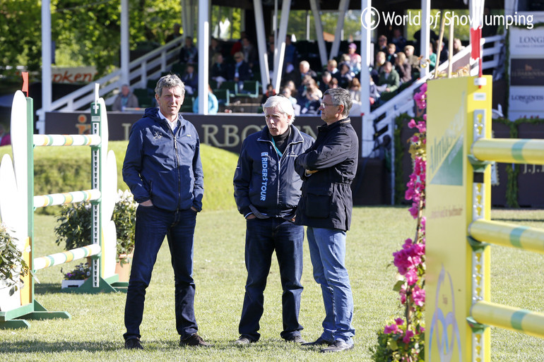 Three German legends - Ludger Beerbaum, Paul Schockemöhle and Otto Becker. 