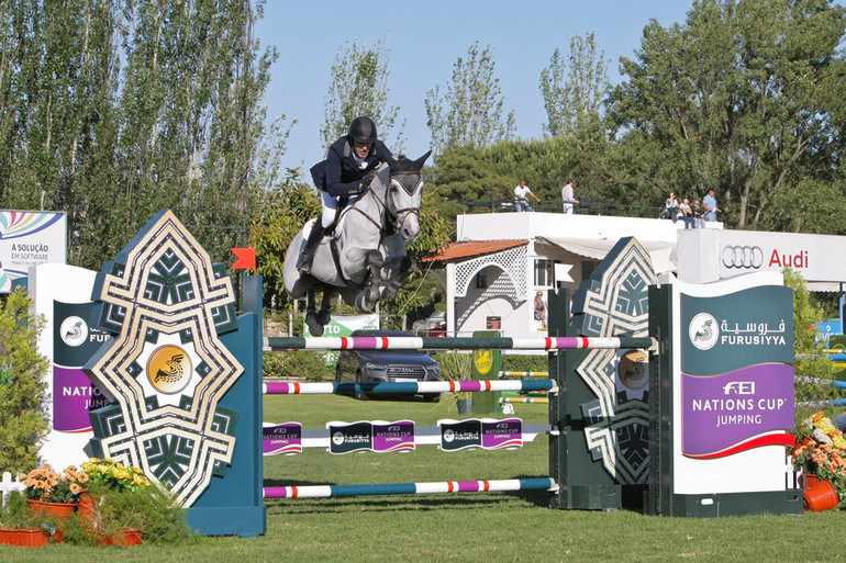Gerardo Menendez Mieres rode a double clear round for Spain. 