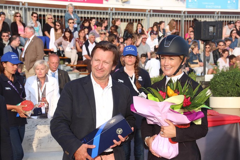 Laura Renwick took another win in Bourg-en-Bresse on Saturday. Photo (c) World of Showjumping.