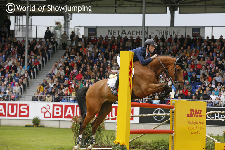 Scott Brash and Hello Sanctos winning the Rolex Grand Prix in Aachen