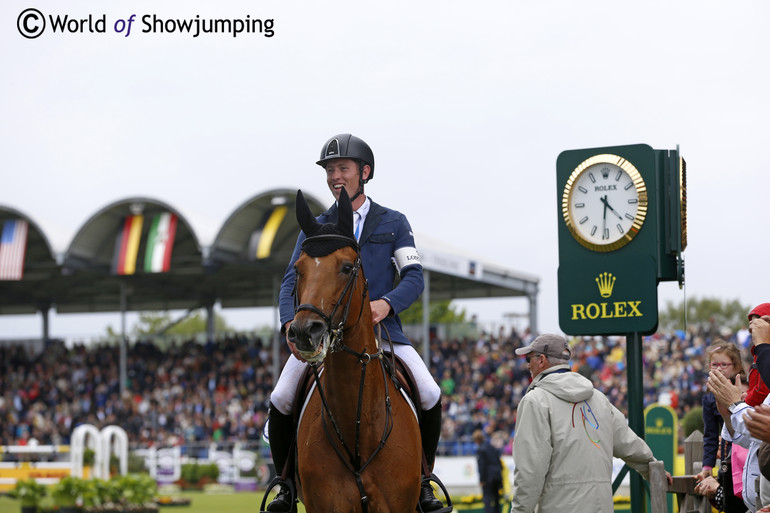 Scott Brash and Hello Sanctos winning the Rolex Grand Prix in Aachen