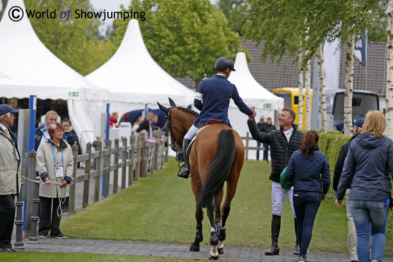 Scott Brash and Hello Sanctos winning the Rolex Grand Prix in Aachen