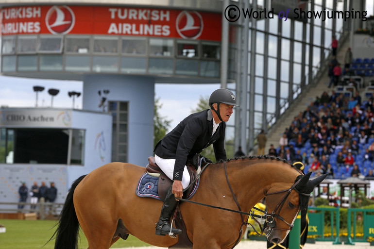 Roger Yves Bost with Qoud'Coeur de la Loge. 