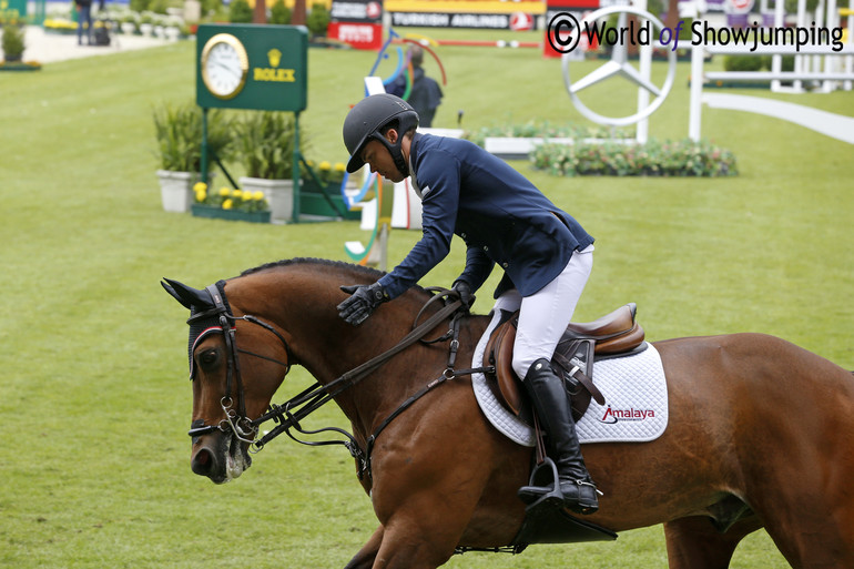 Kent Farrington with Voyeur.