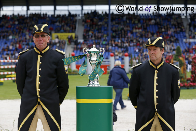 The Rolex trophy. 