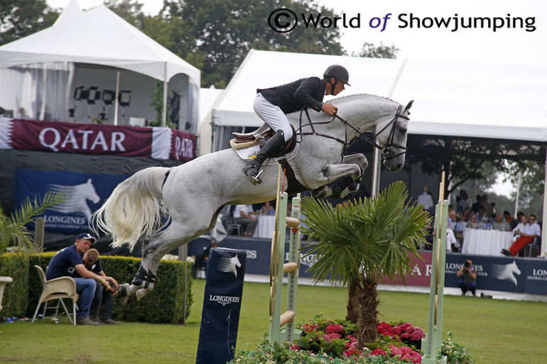 Quality Time TN - here seen with Jeroen Dubbeldam in the saddle. Photo (c) Jenny Abrahamsson.