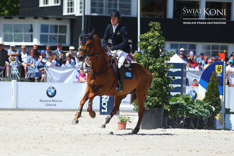 Douglas Lindelöw and Casello took the win in the CSI5* Grand Prix in Sopot. Photo © www.swiatkoni.pl.