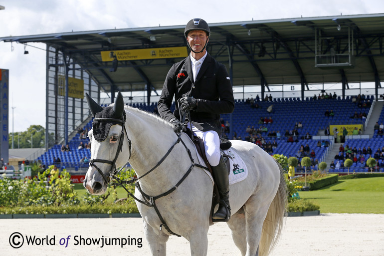 Jur Vrieling could be really pleased with VDL Zirocco Blue N.O.P's performance during the show in Aachen. 