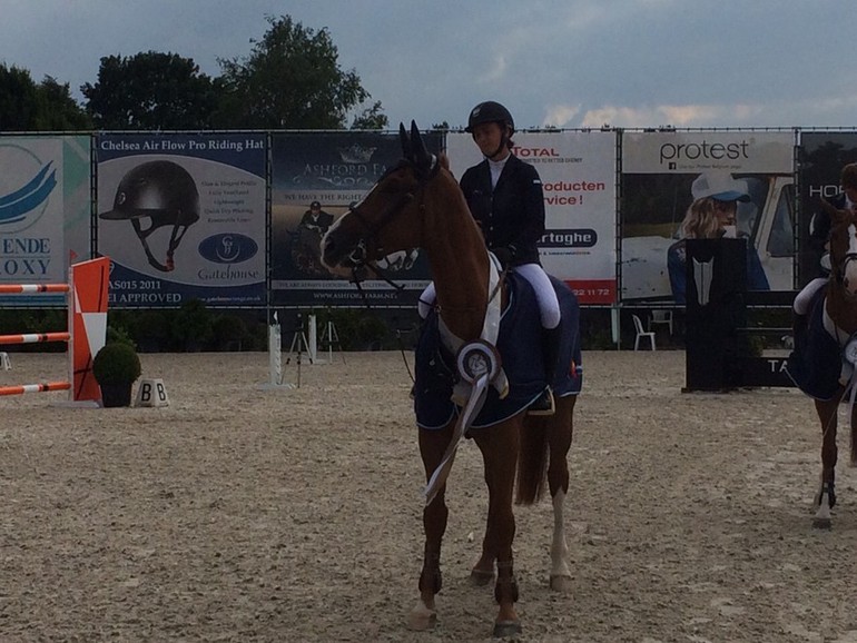 Katharina Offel and Zipper won the CSI3* Grand Prix in Bonheiden. 