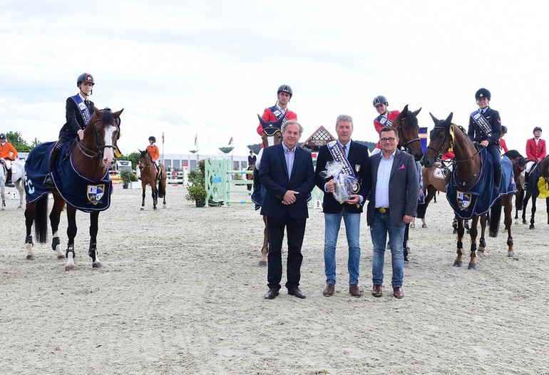 Italy won the young rider Nations Cup in Hagen. Photo (c) Fotodesign gr. Feldhaus.
