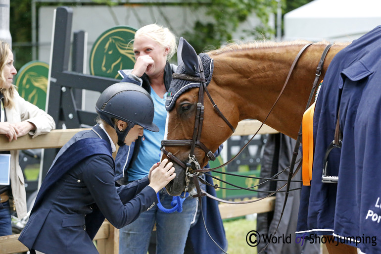 Lucy Davis and Barron