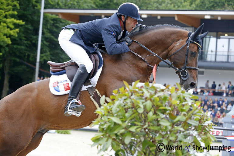 Aymeric De Ponnat with Armitages Boy.