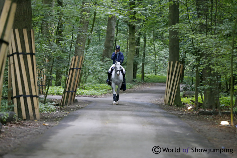 Daniel Deusser and Cornet d'Amour.