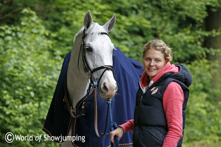 Jenny Rågdell Lagerqvist and Cornet D'Amour.