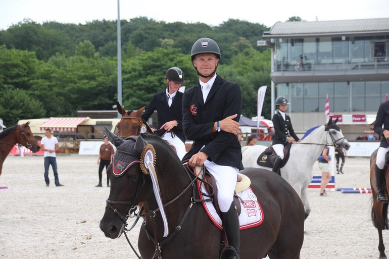Jerome Guery took another win with Zojasper in Mons on Sunday. Photo (c) World of Showjumping.