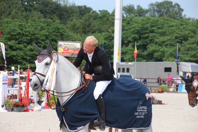 Jerome Guery can not be stopped: Today he won the CSI4* Grand Prix on Papillon Z in Mons. Photo (c) World of Showjumping.