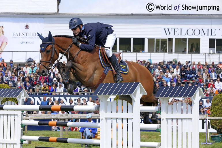 Peder Fredricson did a beautiful double clear with H&M All In for Sweden. 