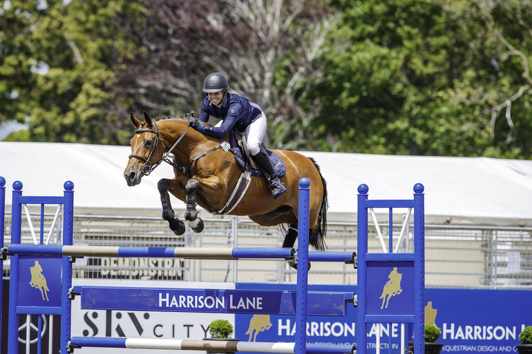 GAT co founder and World  Cup showjumper Lucy Olphert 