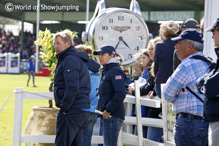 Nick Skelton and Laura Kraut