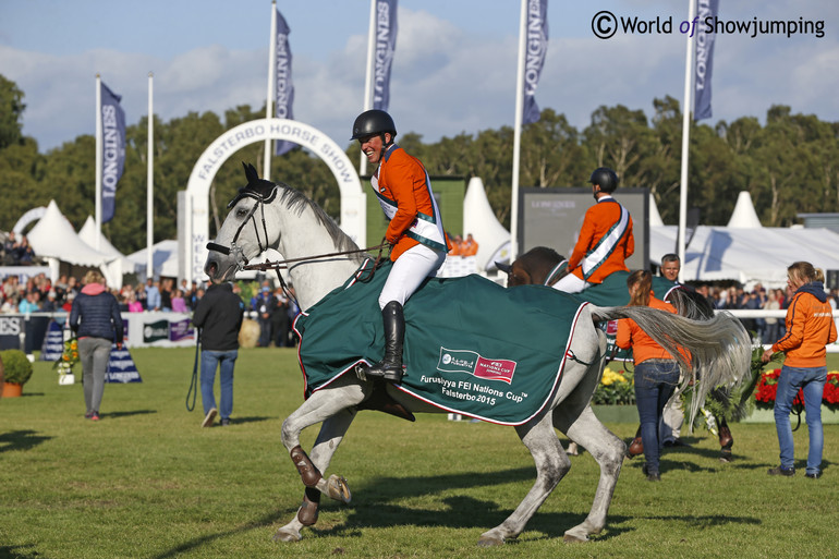 Gerco Schröder and Glock's Cognac Champblanc. 