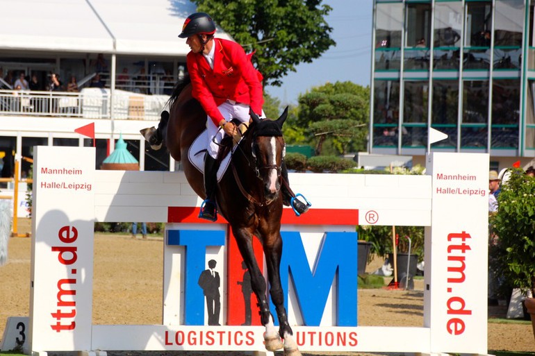 Christian Ahlmann and Taloubet Z helped Germany to third place.