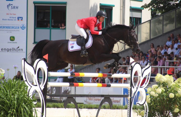 Beezie Madden was praised at the press conference by her team mates after their win. Photo (c) World of Showjumping.