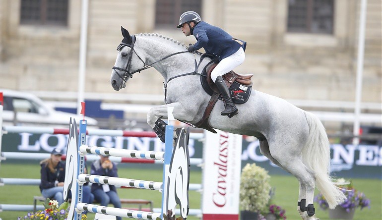 Timothee Anciaume and Padock du Plessis*HN won in Chantilly. Photo (c) Stefano Grasso / LGCT.