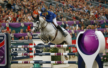 Christian Ahlmann with Cornado II. Photo (c) Jenny Abrahamsson.