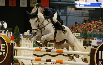 Katharina Offel with Charlie. Photo (c) Jenny Abrahamsson. 