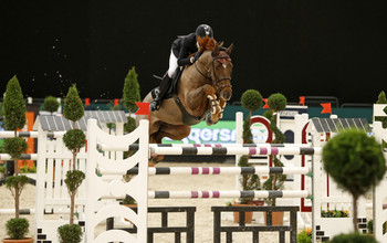 Simon Delestre with Ryan des Hayettes. Photo (c) Jenny Abrahamsson.