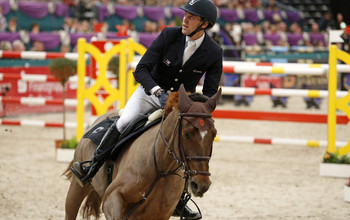 Simon Delestre with Ryan des Hayettes. Photo (c) Jenny Abrahamsson.
