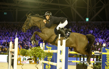 Piet Raijmakers with Van Schijndel's Valentino. Photo (c) Jenny Abrahamsson.