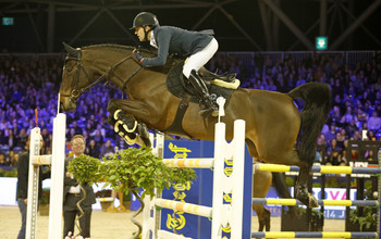 Simon Delestre with Csarina de Fuyssieux. Photo (c) Jenny Abrahamsson.