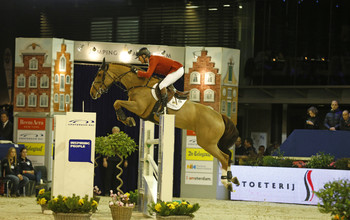 Jos Lansink with Electra van't Roosakker. Photo (c) Jenny Abrahamsson.
