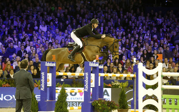 Jur Vrieling with Flash Dance vd Kalevallei. Photo (c) Jenny Abrahamsson.