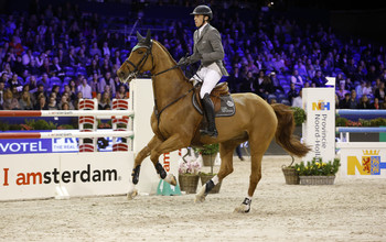 Henrik von Eckermann with Leonidas. Photo (c) Jenny Abrahamsson.